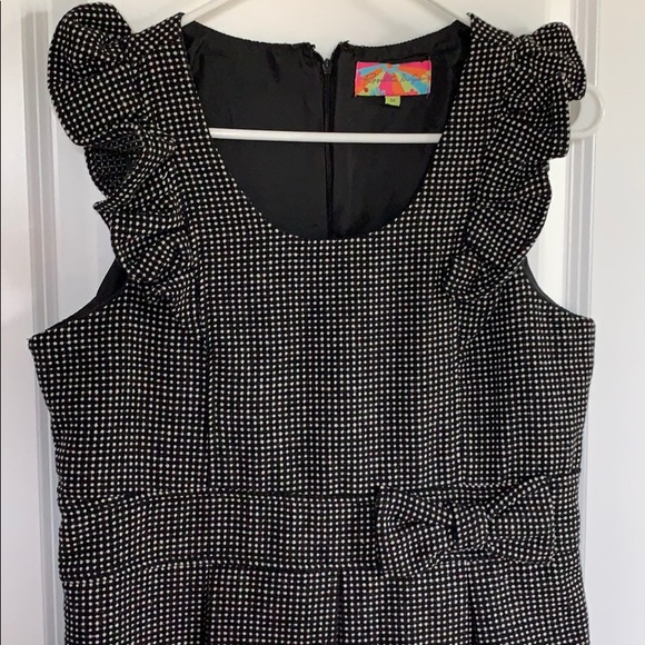 Rosalind McGee wool blend black dress. Size medium - Picture 2 of 6